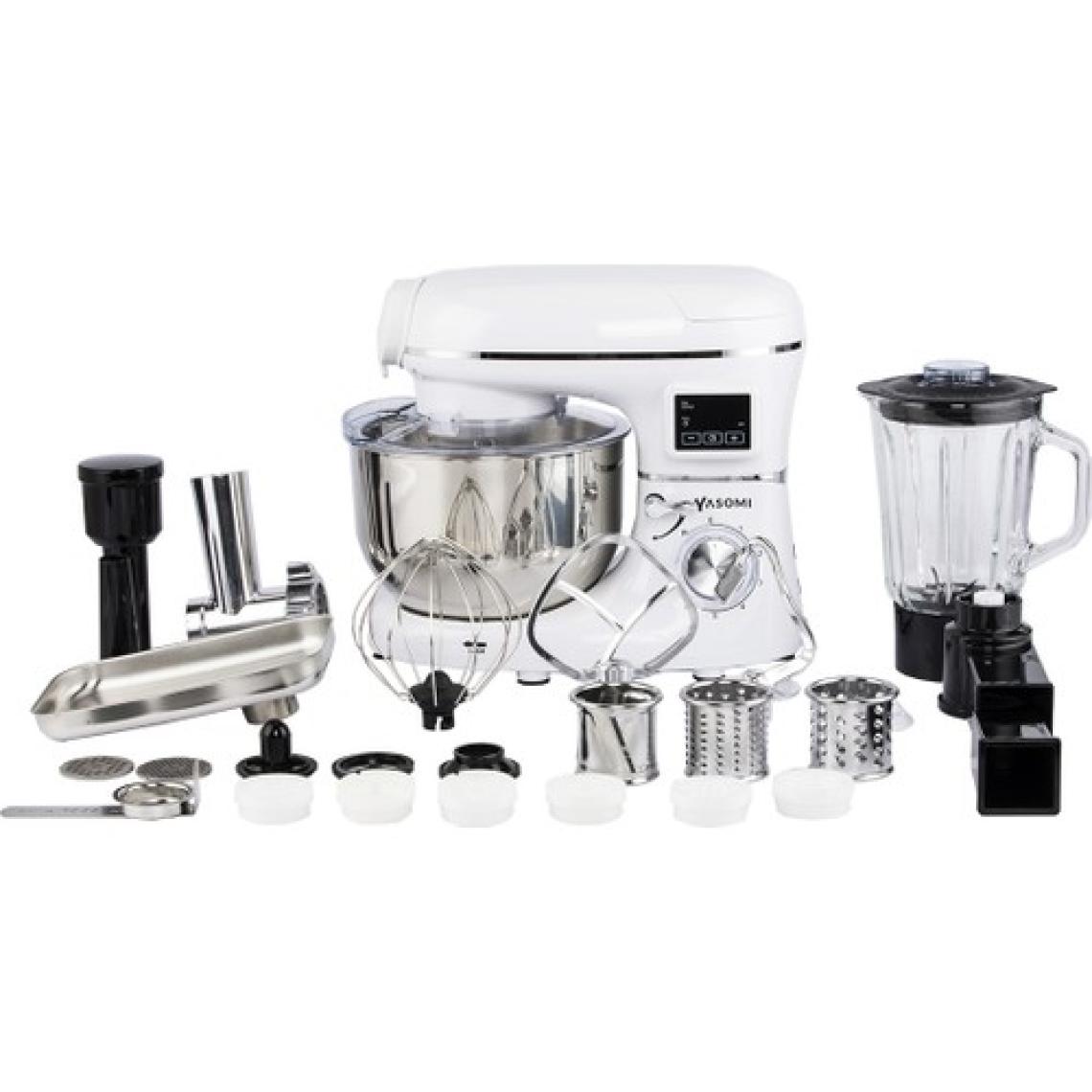 Yasomi SM 1504BML 5.5 1500 W Blender ve Hamur Yoğurma Makinesi Beyaz