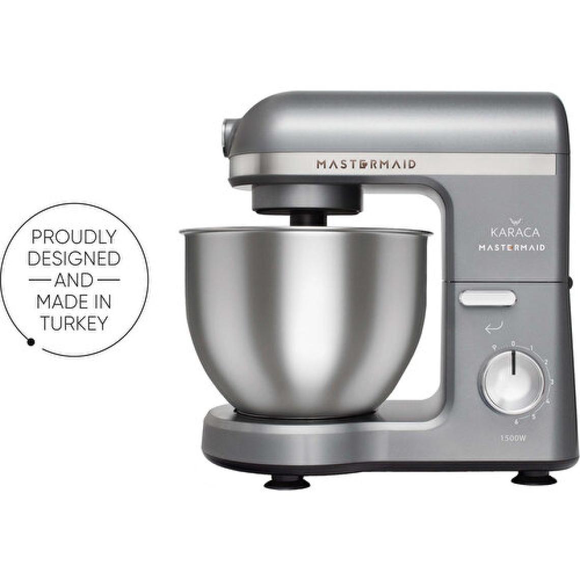 Karaca Mastermaid Chef 1500 W 5 lt Stand Mikser Gri