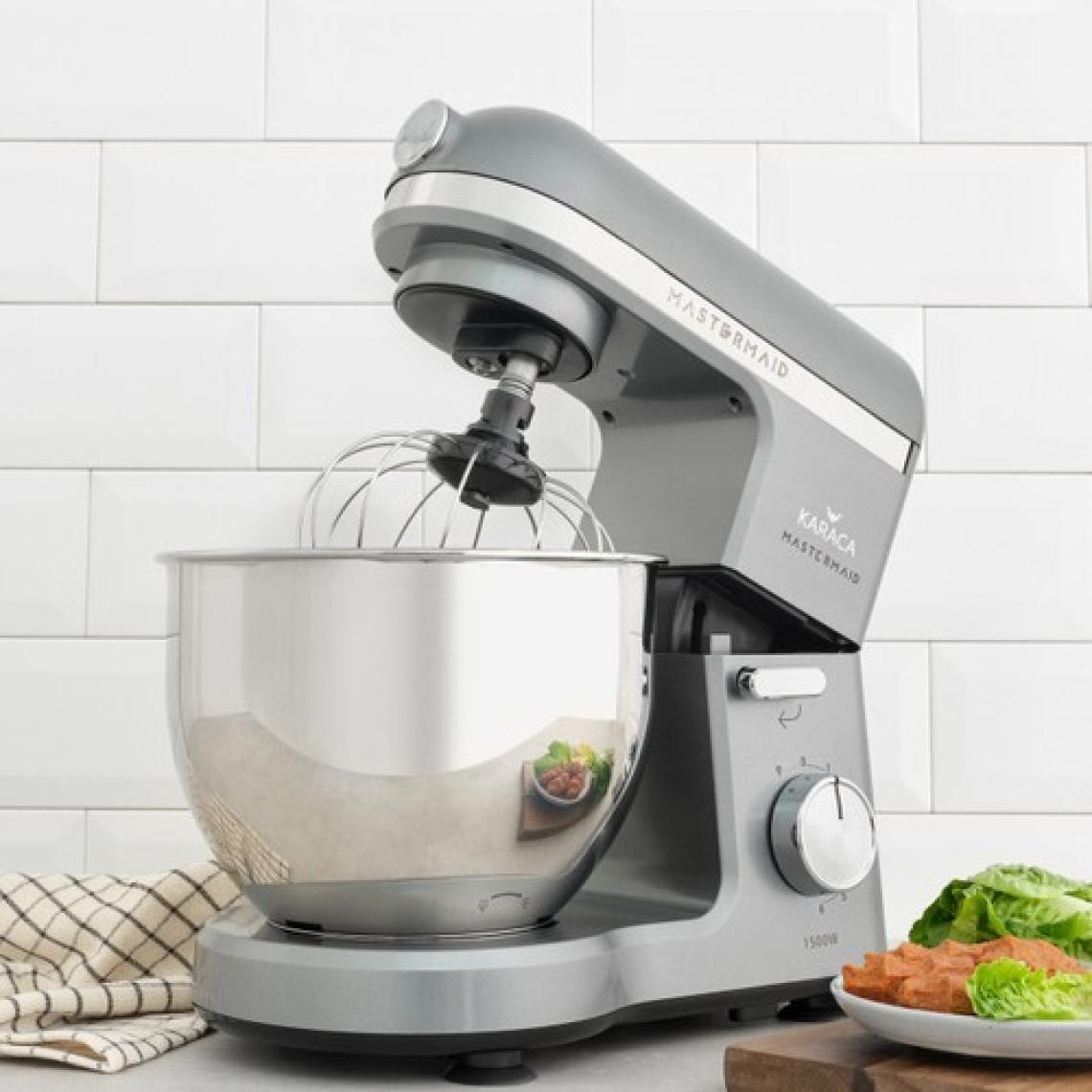 Karaca Mastermaid Chef 1500 W 5 lt Stand Mikser Gri