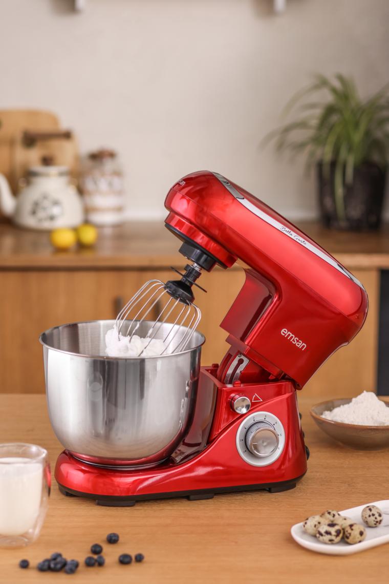 Emsan Bella Gusto Kırmızı 1300 W 5 lt Mutfak Şefi