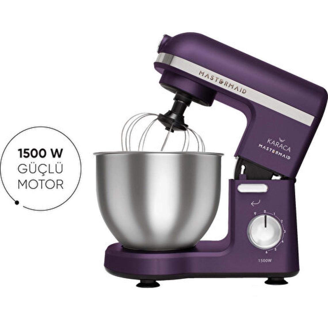 Karaca Mastermaid Chef 1500 W 5 lt Stand Mikser Mor