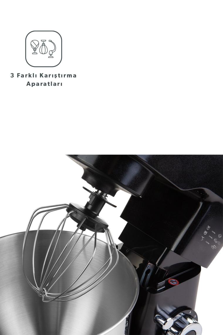 Profashion 3041H Siyah Stand Mikser Mutfak Şefi 1000W