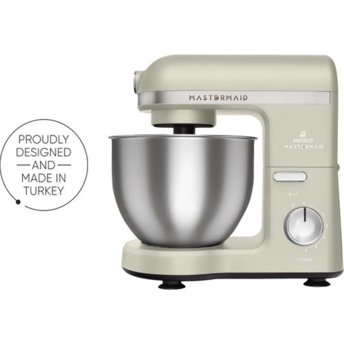 Karaca Mastermaid Chef 1500 W 5 lt Stand Mikser Krem
