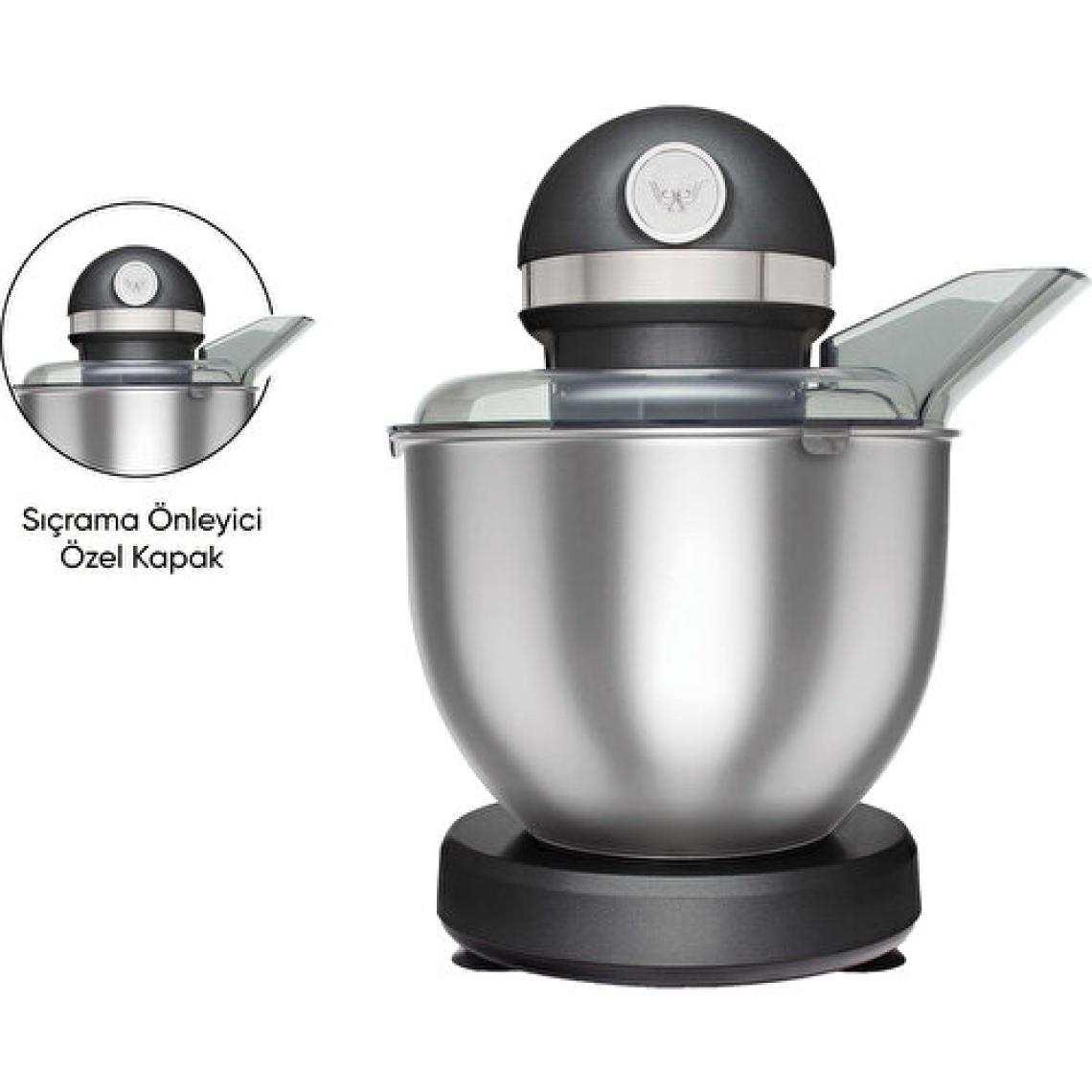 Karaca Mastermaid Chef Stand Mikser Shiny Black 1500W 5 Lt