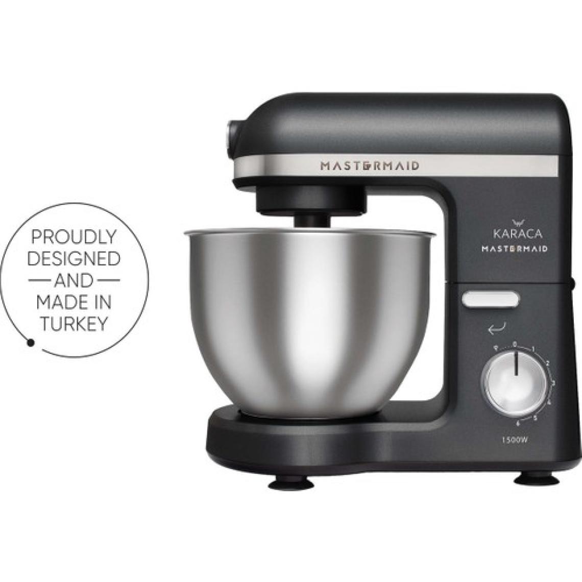Karaca Mastermaid Chef Stand Mikser Shiny Black 1500W 5 Lt