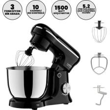 Lydsto Kitchen Helper PV-4700 1500W-5.2 Litre -10 Kademe Hız Ayarı Stand Mikser Hamur Yoğurma Makinesi Siyah