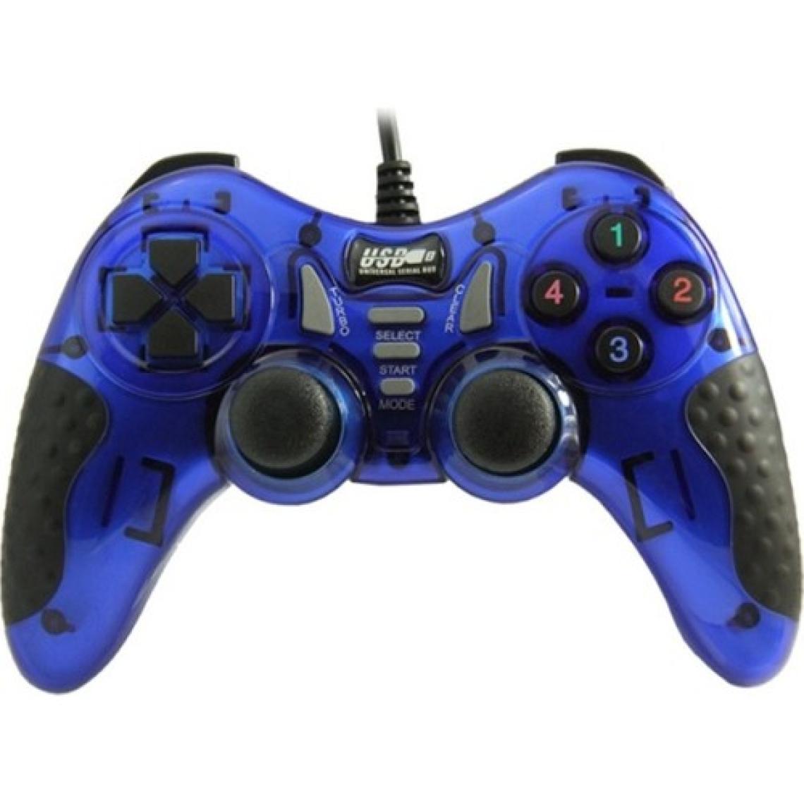 YK Design USB Kablolu 1.8 M. Tak Çalıştır Oyun Kolu 17 Buttons Pc-Laptop Masaüstü Dual Shock