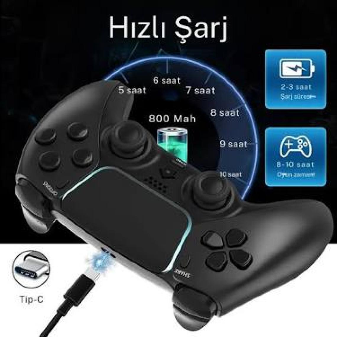 Cosmostech Playx PS4 ,PC ,Mobil ,Android TV ve TV Box Uyumlu Kablosuz Controller Gamepad Oyun Kolu ARMY