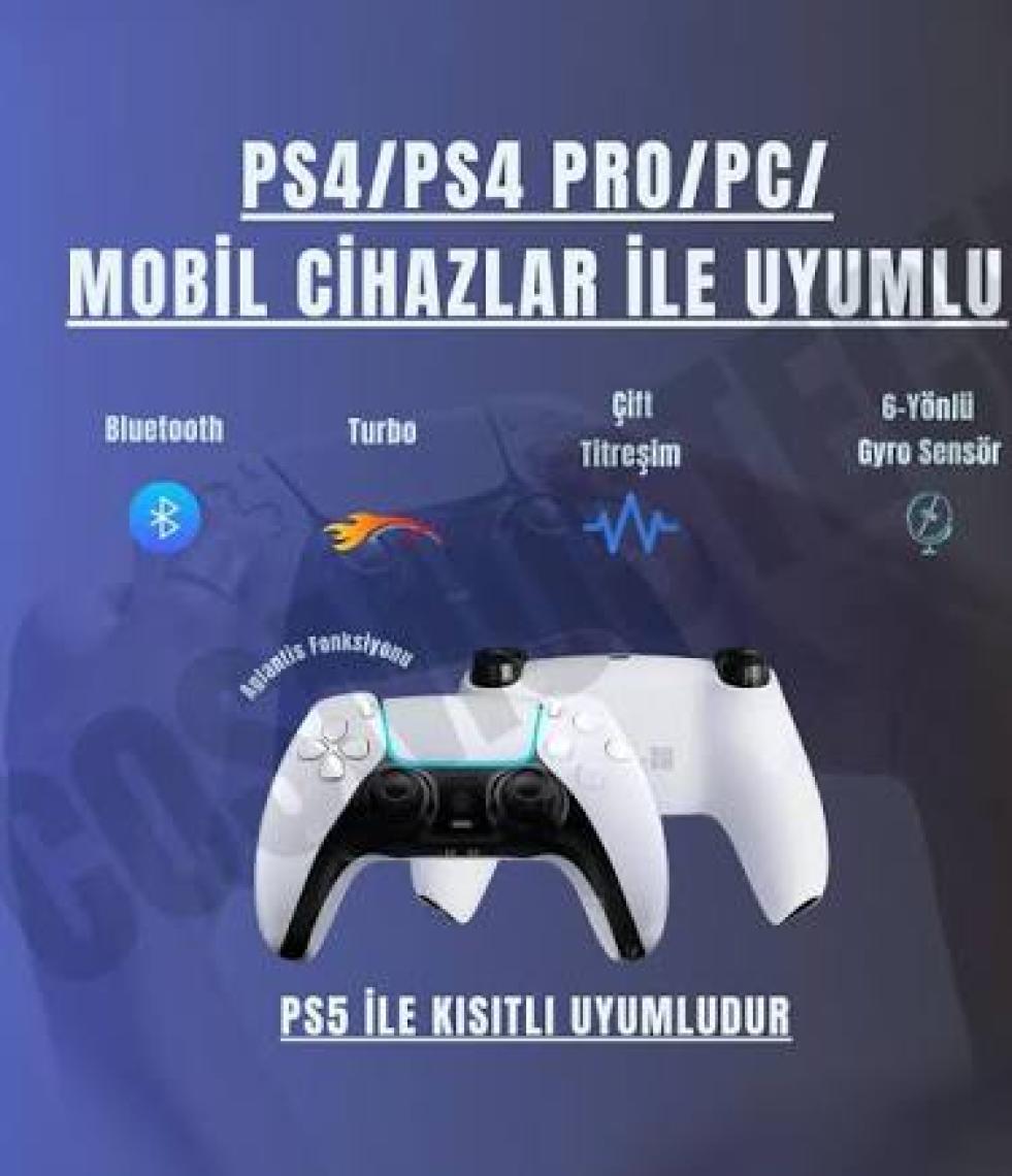 Cosmostech Playx PS4 ,PC ,Mobil ,Android TV ve TV Box Uyumlu Kablosuz Controller Gamepad Oyun Kolu ARMY