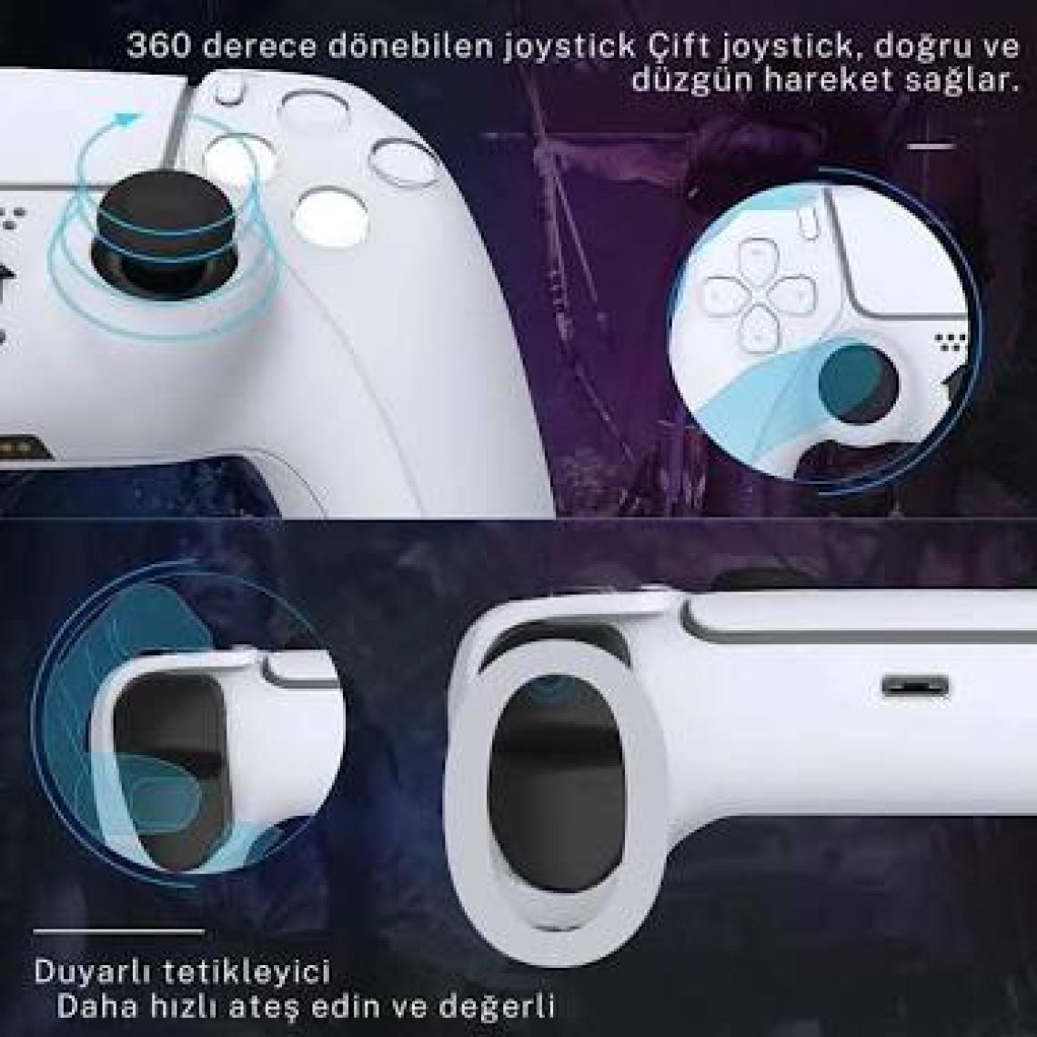 Cosmostech Playx PS4 ,PC ,Mobil ,Android TV ve TV Box Uyumlu Kablosuz Controller Gamepad Oyun Kolu ARMY