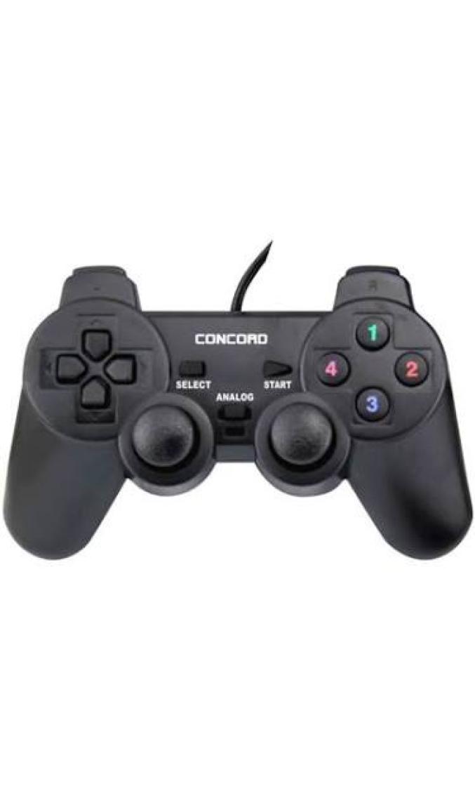 Concord C-850 Titreşimli Usb Kablolu Joystick Gamepad Oyun Kolu Konsolu Pc Bilgisayar Laptop Uyumlu