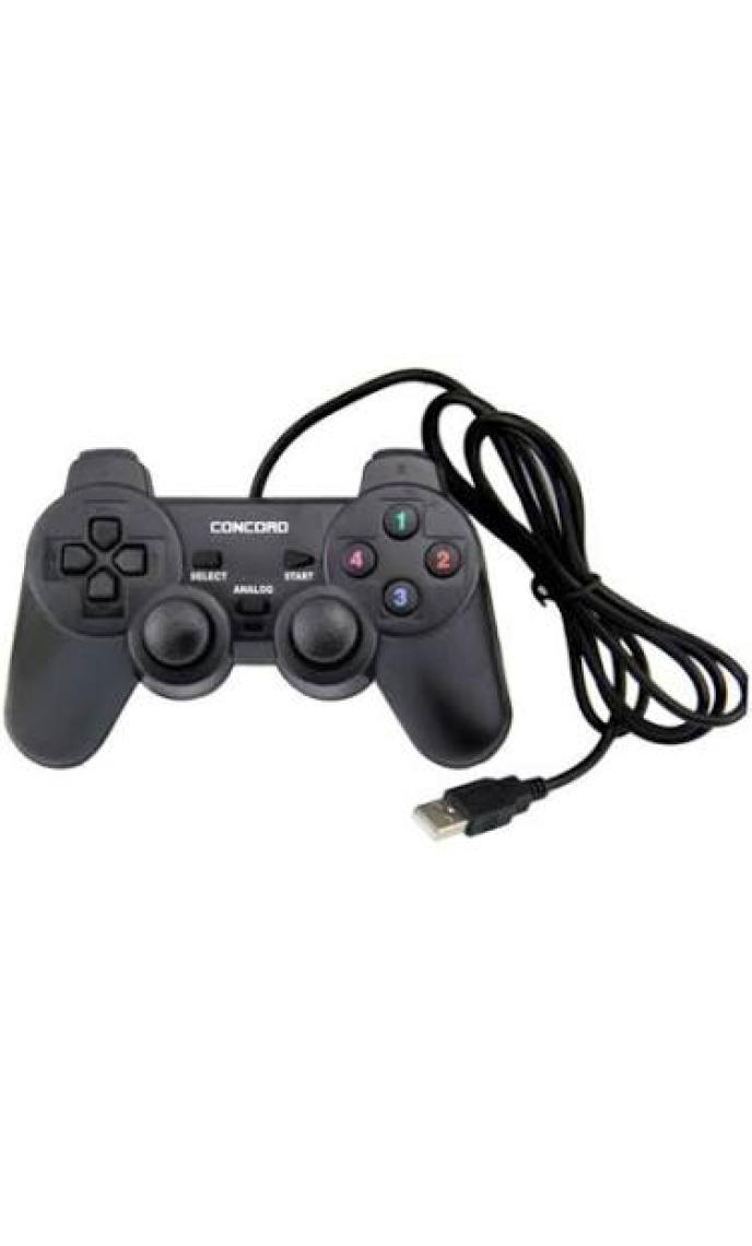 Concord C-850 Titreşimli Usb Kablolu Joystick Gamepad Oyun Kolu Konsolu Pc Bilgisayar Laptop Uyumlu