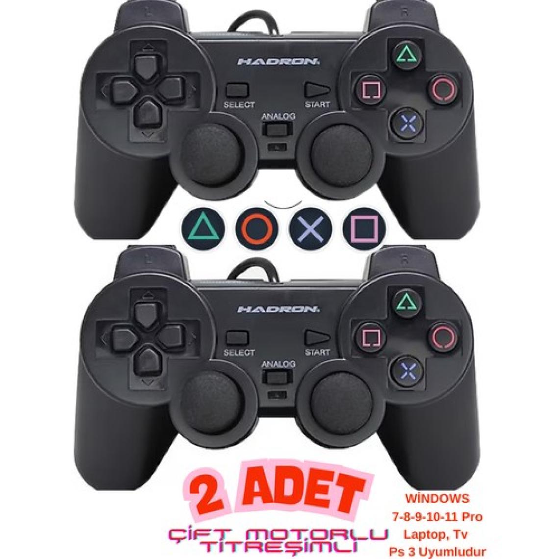 Astakos İkili Tek Usb Kablolu 1.5 Mt Joystick Gamepad Oyun Kolu Pc Ps3 Laptop Windows 7 8 9 10 11 Uyumludur