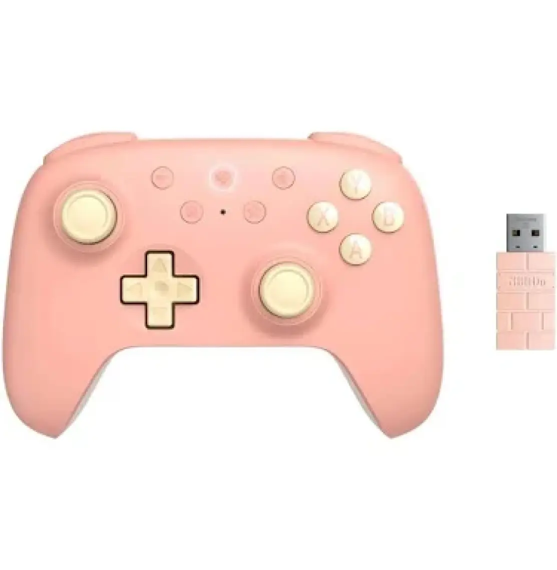 8bitdo Ultimate 2c Kablosuz 2.4g Oyun Kolu Pc Android Hall Effect Joystick Peach Turuncu