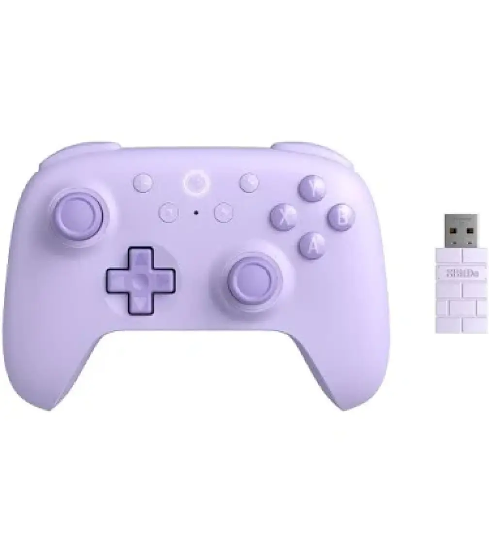 8bitdo Ultimate 2c Kablosuz 2.4g Oyun Kolu Pc Android Hall Effect Joystick Peach Turuncu