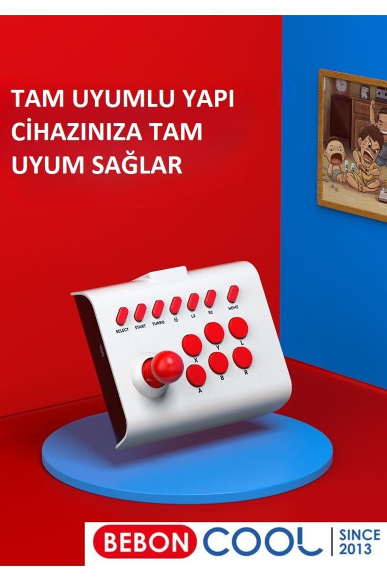 Beboncool BSP-Y01 Ps4-Ps3-Switch-Switch Oled-Pc-Tvbox-Android-Ios Uyumlu Retro Arcade Joystick