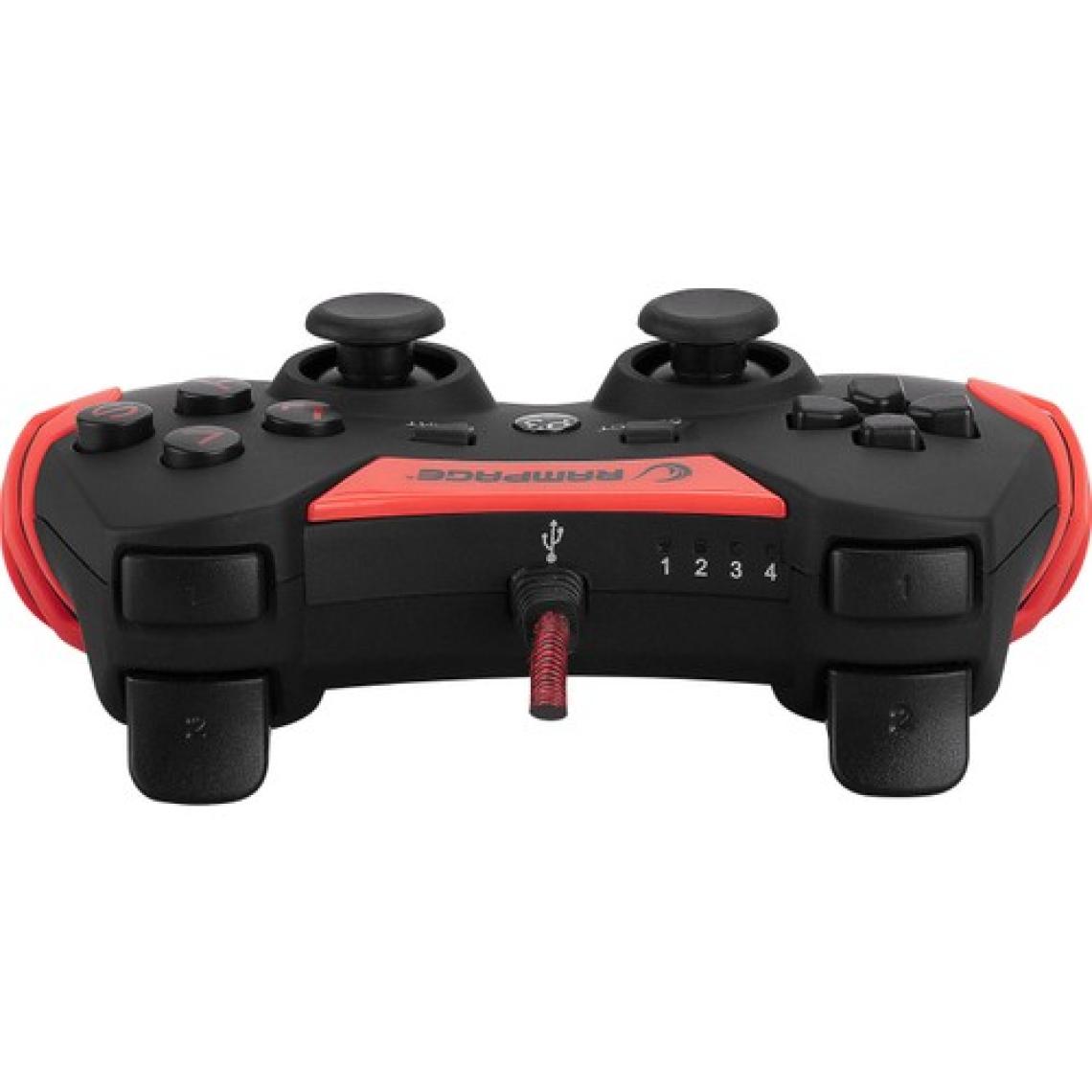 Snopy Rampage SG-R218 Ps3/pc x Input Kırmızı USB 1.8m Joypad