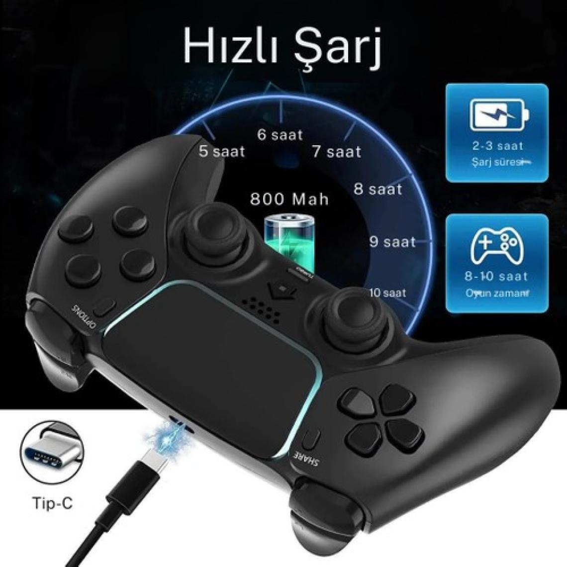 Cosmostech Playx PS4 ,PC ,Mobil ,Android TV ve TV Box Uyumlu Kablosuz Controller Gamepad Oyun Kolu ARMY