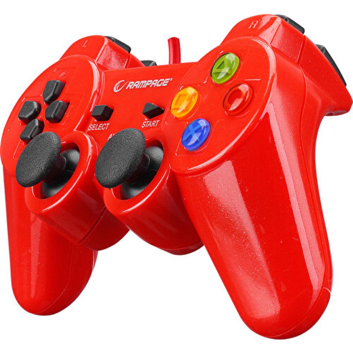 Snopy SG-R602 PS3/PC Kırmızı Kablolu Oyun Kolu