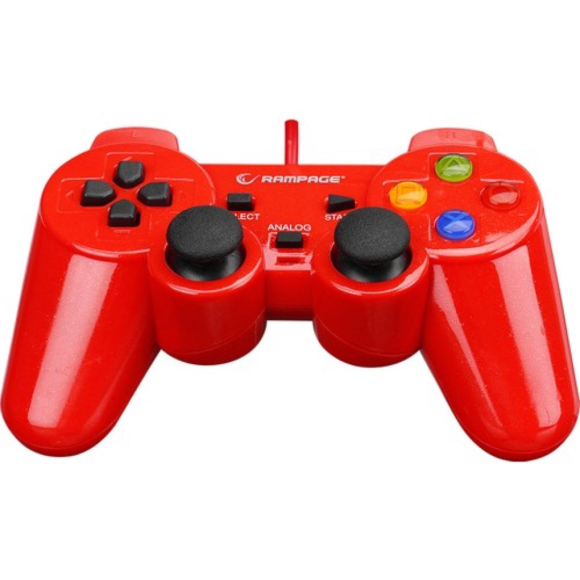 Snopy SG-R602 PS3/PC Kırmızı Kablolu Oyun Kolu