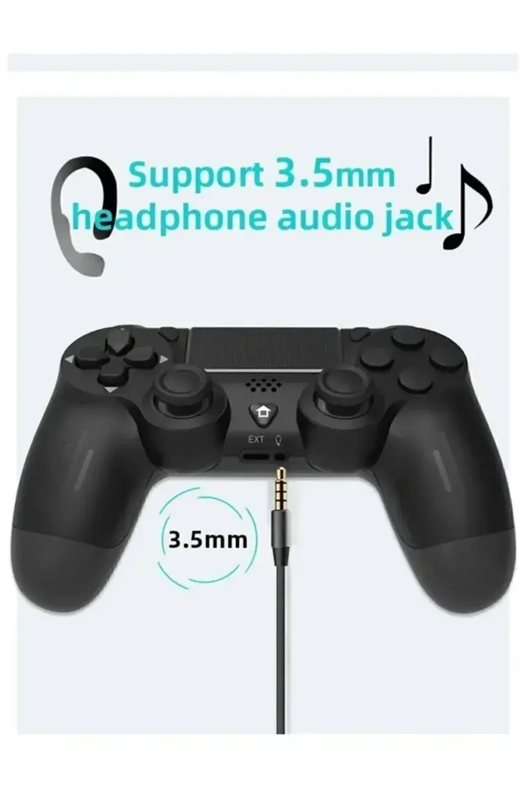 Vothoon Ps4 Kol Wireless Bt Kablosuz Oyun Kolu Ps4 Joystick Tablet Telefon Pc Uyumlu Titreşimli Oyun Kolu