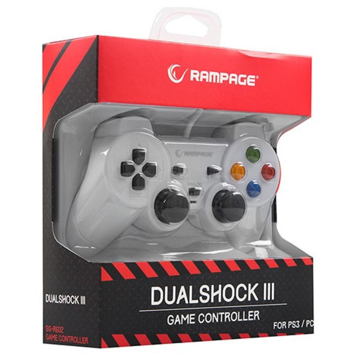 Rampage SG-R602 Ps3/pc Beyaz USB 1.8m Joypad
