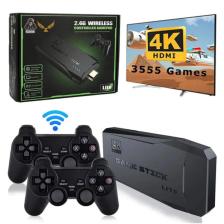 Game Stick El Atarisi 2.4g Kablosuz Çift Kol Oyunlar 4K Game Stick 3500 Oyunlu Atari Uyumlu
