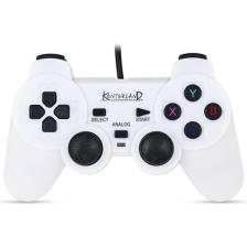 Kontorland Kablolu Pc Gamepad – D-Input & X-Input Destekli Titreşimli USB Oyun Kolu Beyaz
