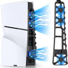 Konsol Plus Ps5 Slim Kasa Uyumlu Işıklı Soğutucu Fan Dobe TP5-3538