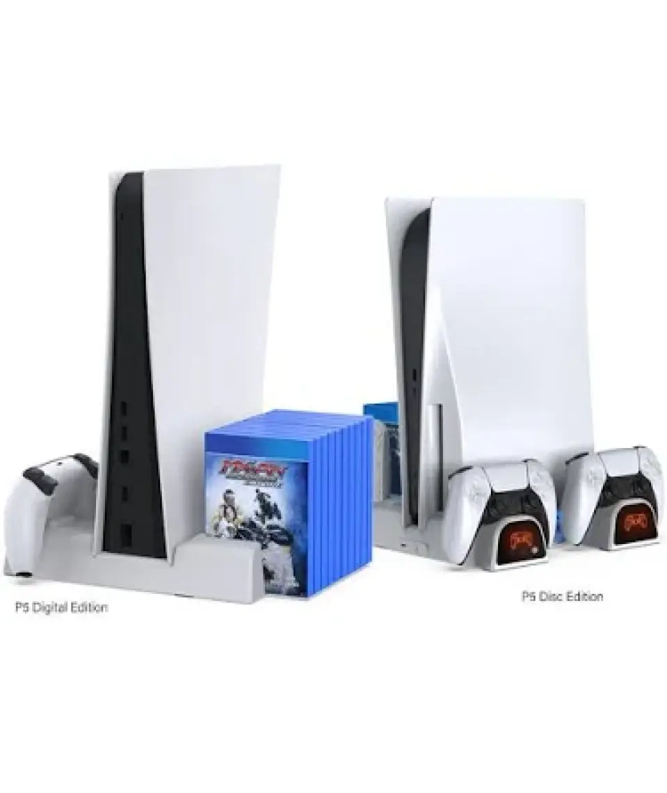 Konsol Plus Ps5 Fat Çok Fonksiyonlu Soğutucu Dikey Stand Dobe TP5-1511