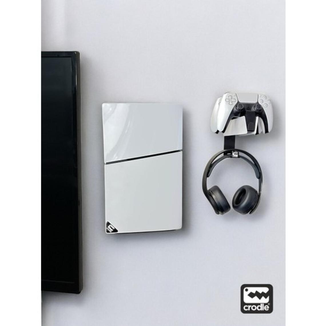 Crodle Playstation 5 Slim Duvar Standı ve Şarj Istasyonu Standı Ps5 Duvar Standı Gaming Aksesuar
