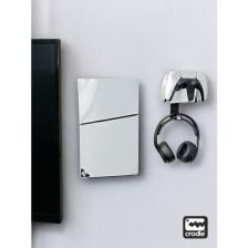 Crodle Playstation 5 Slim Duvar Standı ve Şarj Istasyonu Standı Ps5 Duvar Standı Gaming Aksesuar