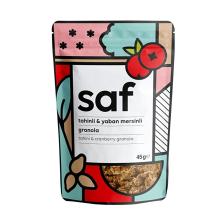 Saf Tahinli Yaban Mersinli Granola 45 Gr - Aromasız