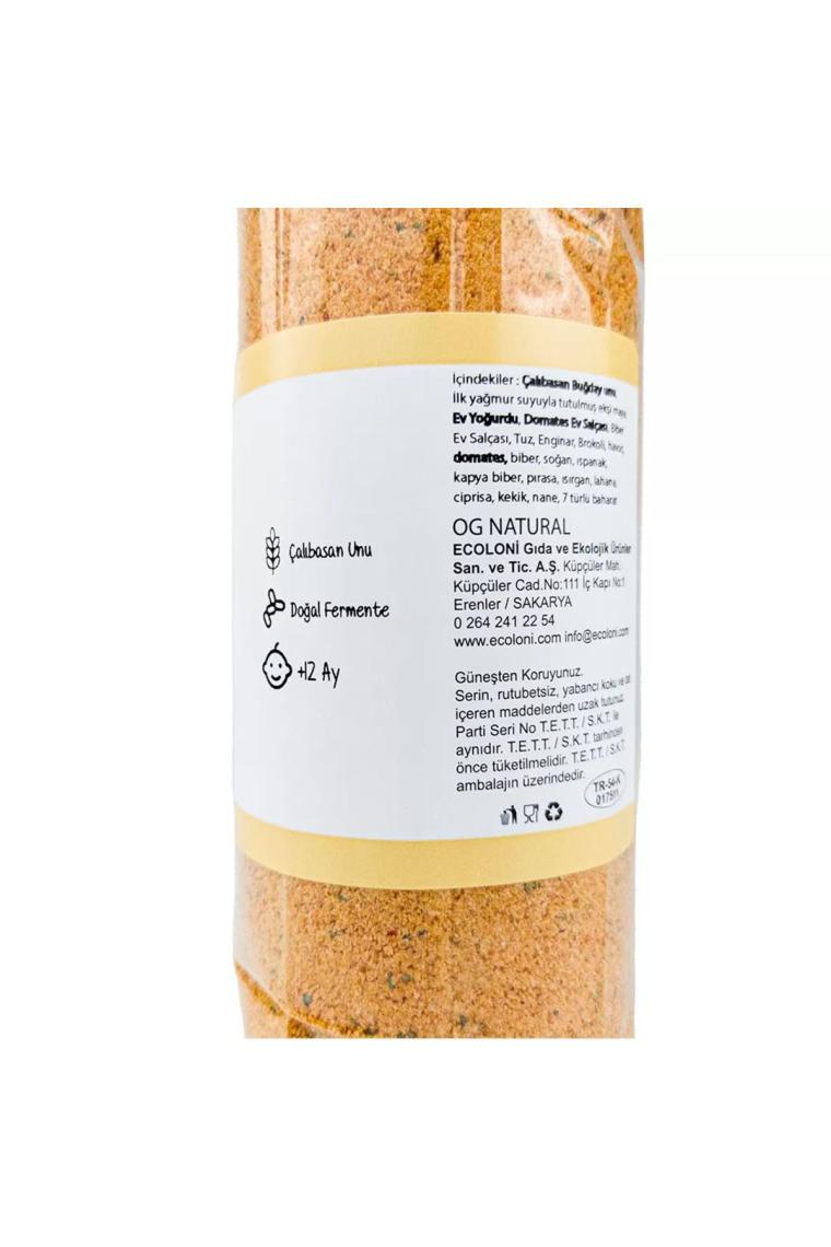 Sebzeli Tarhana 800 Gr +12 Ay