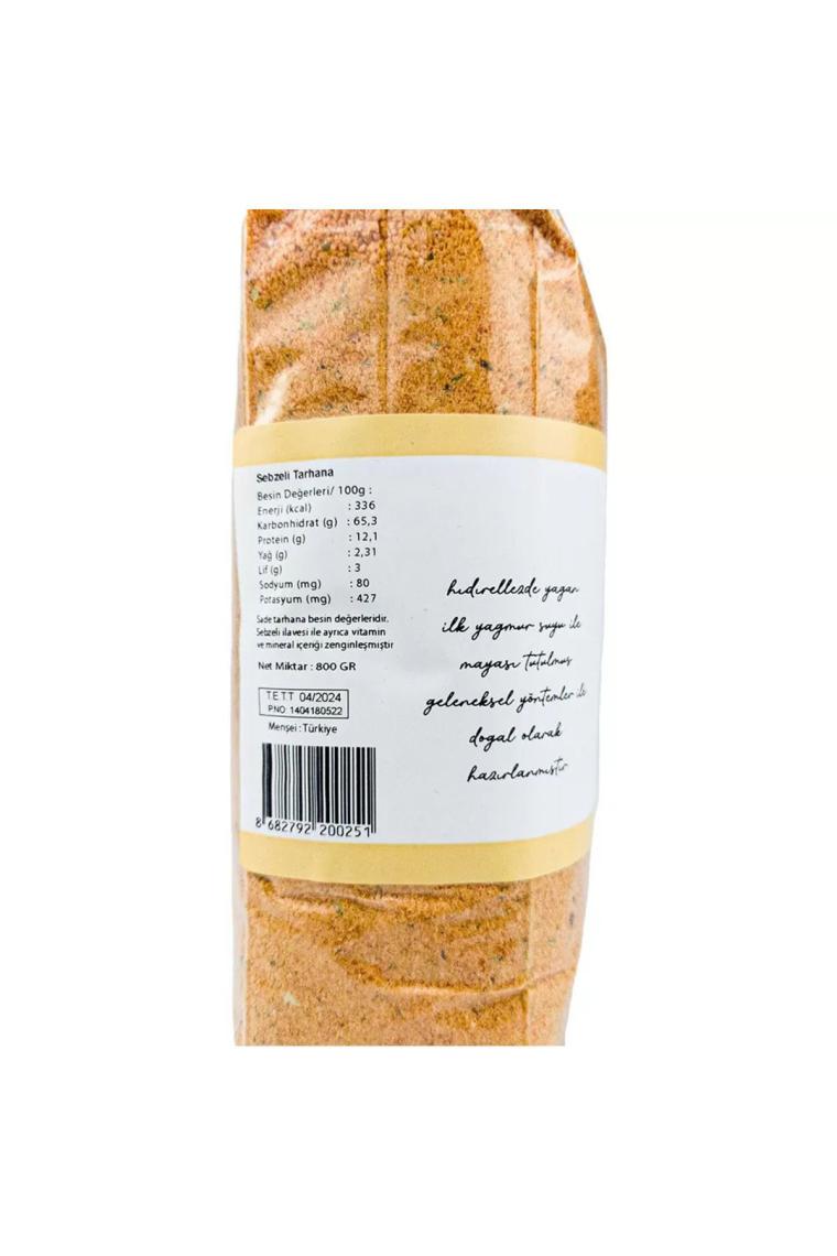Sebzeli Tarhana 800 Gr +12 Ay