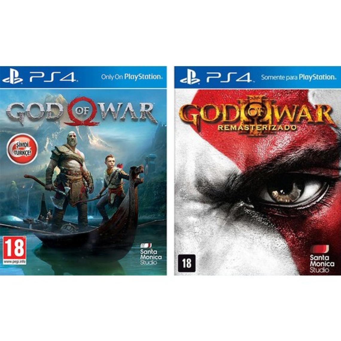Santa Moni̇ca Ps4 God Of War 2Li Paket