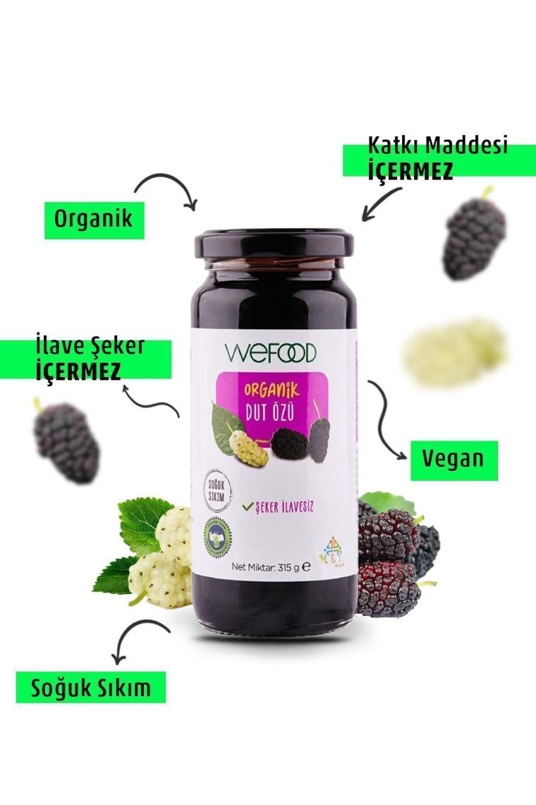 Organik Dut Özü 315 gr (Soğuk Sıkım)