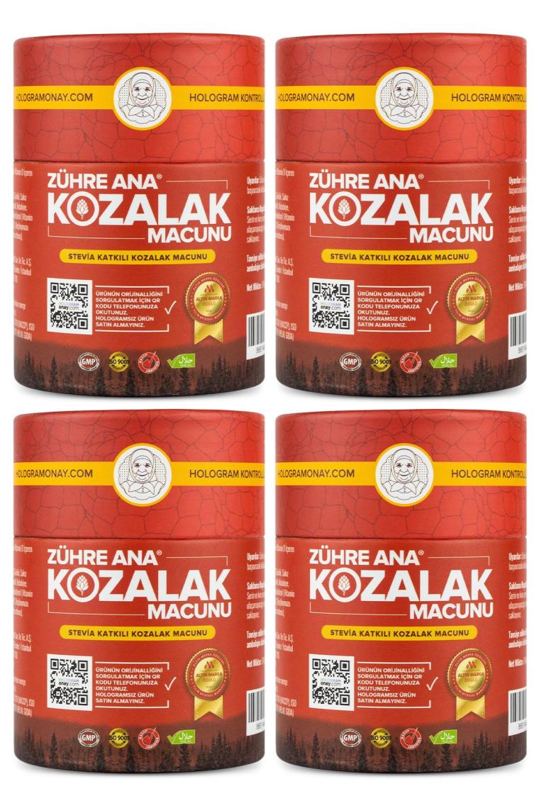 4 Adet Diyabetik Kozalak Macunu - Çam Kozalağı Macunu Orijinal Hologramlı Ürün