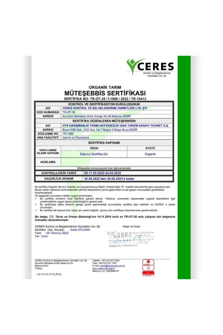 Organik Portakallı Keçiboynuzu Özü (340 G)