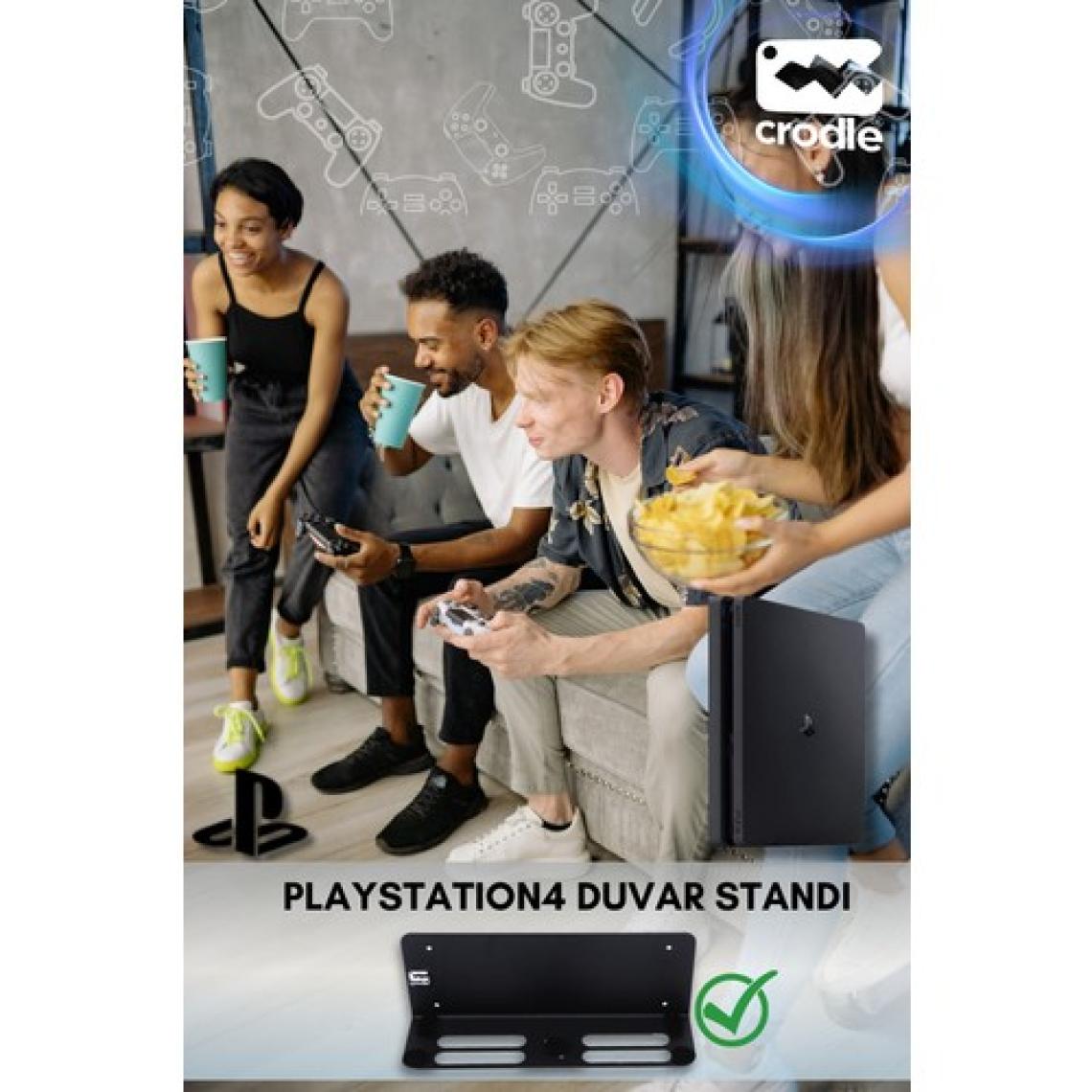Deer Home Playstation 4 Duvar Standı Yerden Tasarruf Rahat Hava Akışı Gaming Aksesuar Konsol Tutacağı