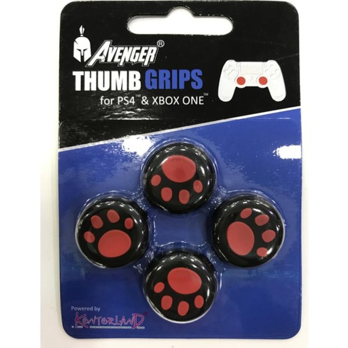 Kontorland Avenger Ps4 Analog Koruyucu Lastik 4 Lü Set (Patili)