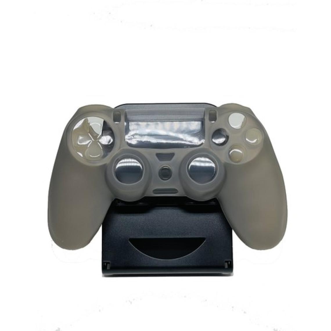 YUES PS4 Joystick Silikon Kılıfı – DualShock 4 (PS4/Slim/Pro) Uyumlu, Kaymaz Koruyucu, Gri