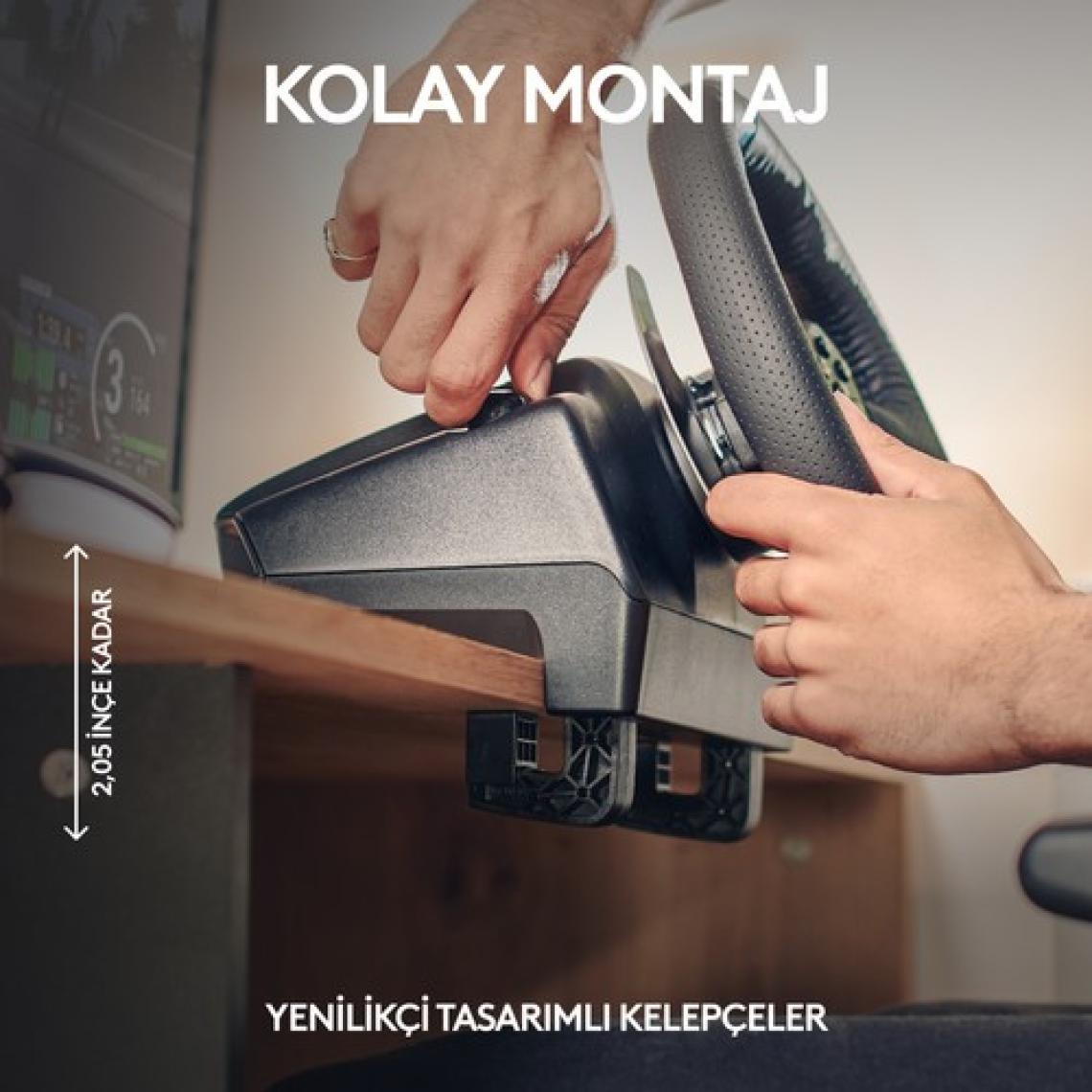 Logitech G G29 PS5, PS4 ve PC ile Uyumlu Driving Force Yarış Direksiyonu - Siyah