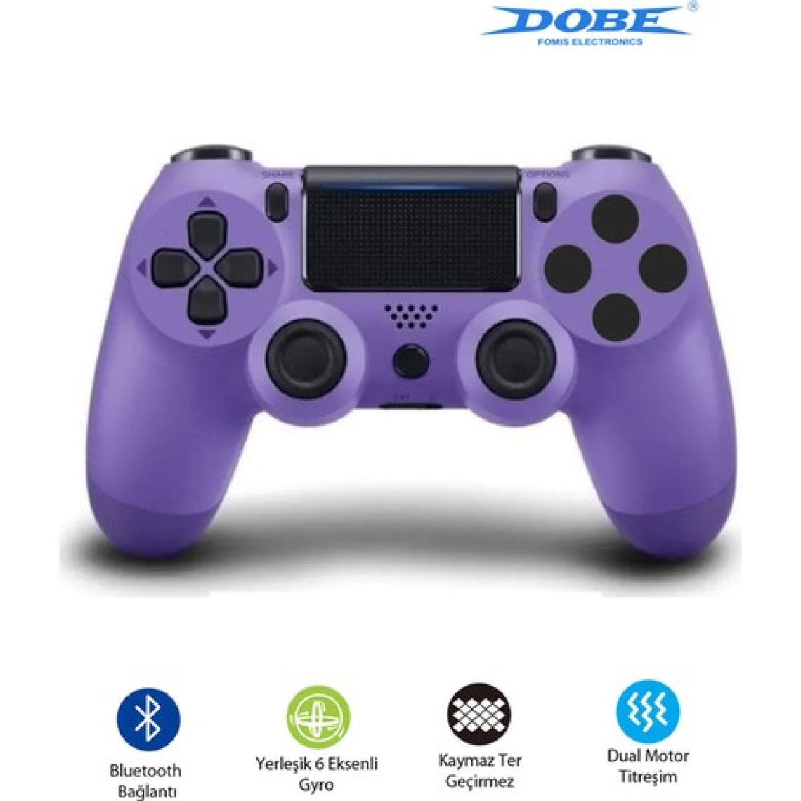 Dobe Ps4-Pc-Android Box-Android-Ios Telefon Tablet Uyumlu Titreşimli Bluetooth Oyun Kolu