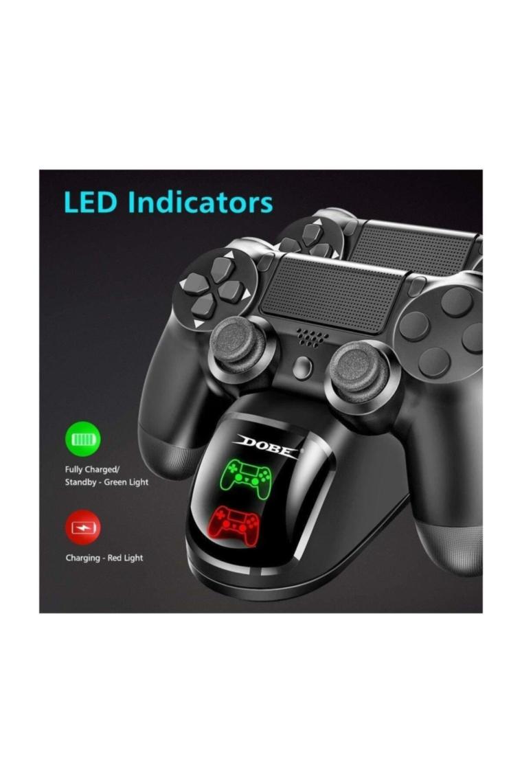 Dobe Ps4 Dualshock 4 Joystick Ikili Şarj Standı Göstergeli