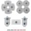 Pop Konsol Ps4 Kol Tamir 030 040 050 055 Iç Lastik Takımı Rubber Pad Silikon Ps4 Yedek Parça