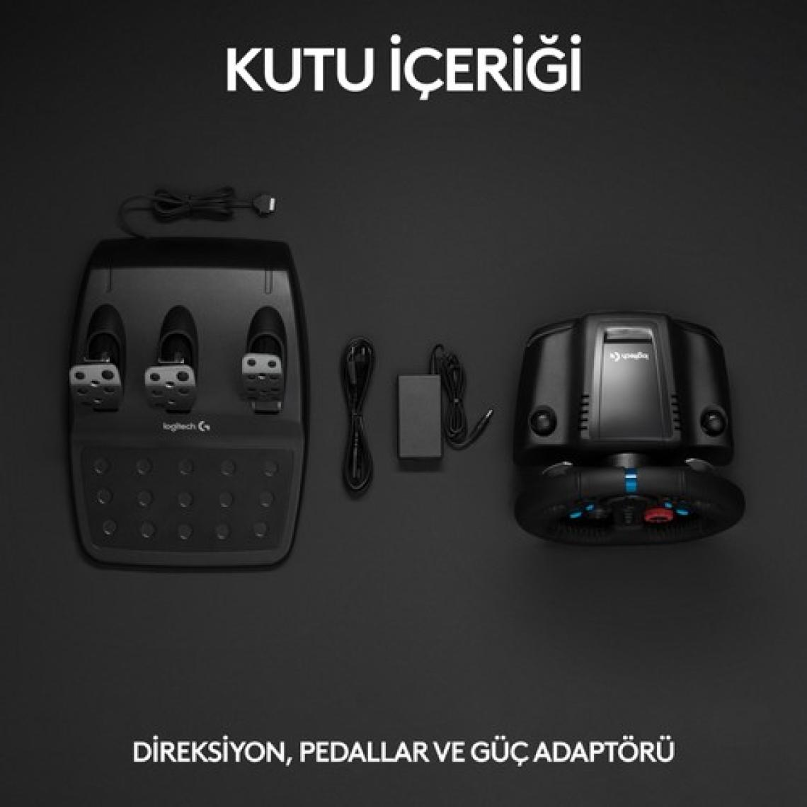 Logitech G G29 PS5, PS4 ve PC ile Uyumlu Driving Force Yarış Direksiyonu - Siyah