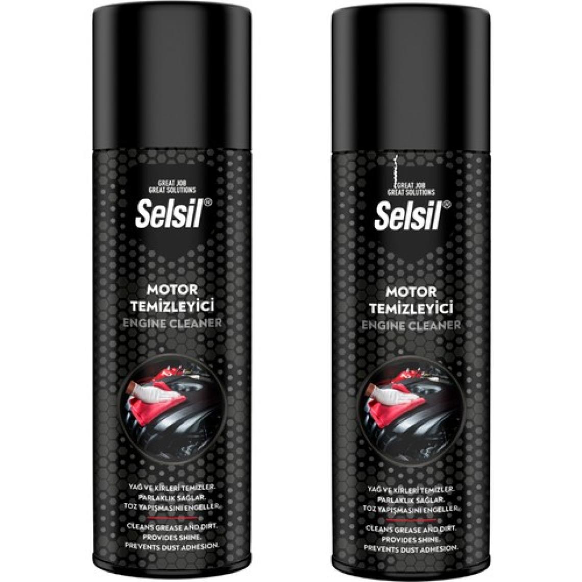 Selsil 2 x 500 ml Motor Temizleme Spreyi
