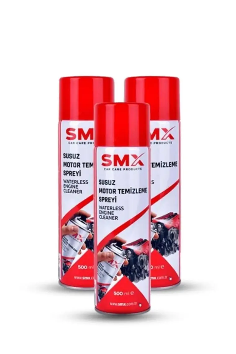 Smx Susuz Motor Temizleme Spreyi 3 Adet (3X500 Ml)