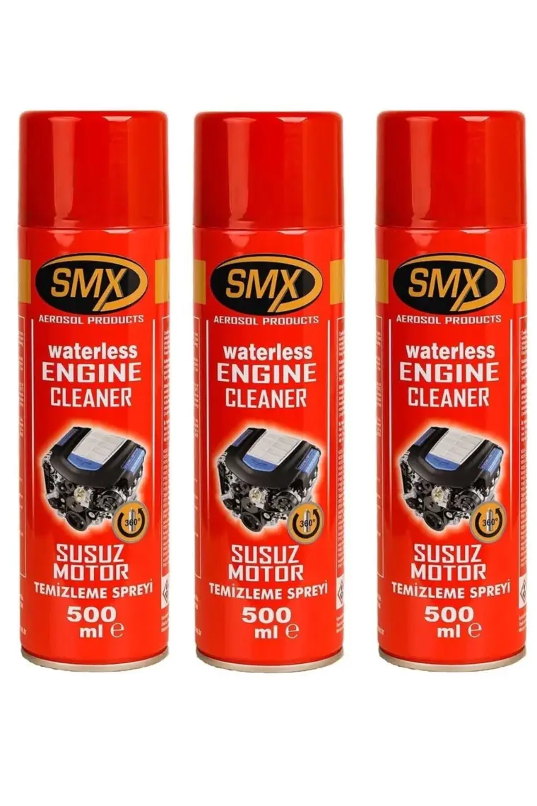 Smx 3 Adet Susuz Motor Temizleme ve Koruma Spreyi (3X500ML)